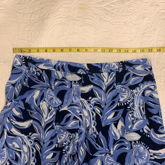 Lilly Pulitzer Women Avery Crop Pants You’re The Zest Large - Picture 7 of 13